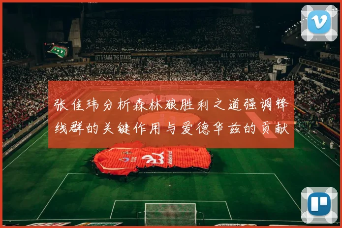 张佳玮分析森林狼胜利之道强调锋线群的关键作用与爱德华兹的贡献