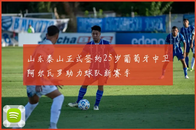 山东泰山正式签约25岁葡萄牙中卫阿尔瓦罗助力球队新赛季